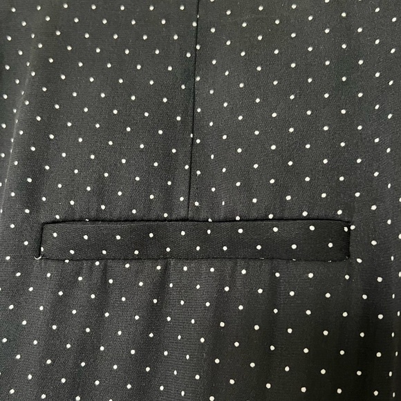 Diane Von Furstenberg - Wide Leg Silk-Blend Trousers - Navier Dot - Picture 3 of 13